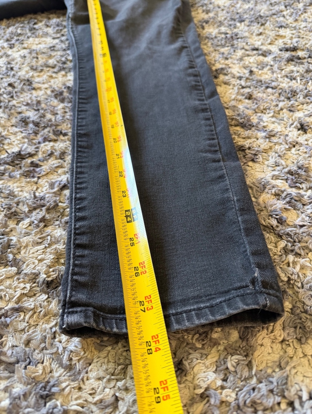 721 High Rise Skinny Jeans Size 20W Black Denim - Picture 8 of 8
